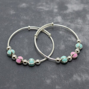 Silver Mysterious You Kids Kada | Kids Bracelet (0 to 18 Months)