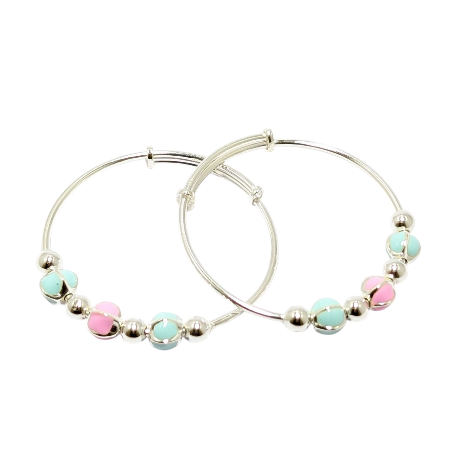 Silver Mysterious You Kids Kada | Kids Bracelet (0 to 18 Months)