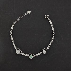 925 Heart Bracelet