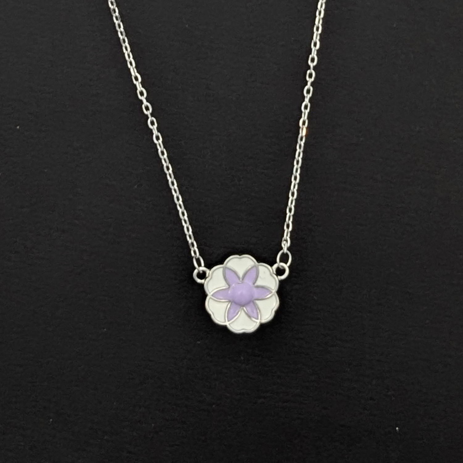 Sterling Silver 925 Flower Pendant Necklace for Women – Daily & Party Wear