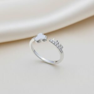 925 Sterling Silver Love Open Ring for Women
