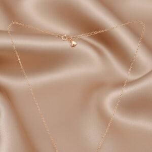 heart silver necklace for women 925 sterling silver 18 inch