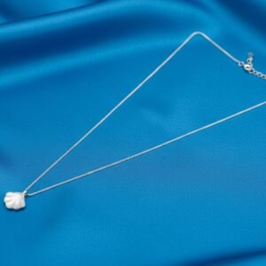 925 sterling silver shell pendant necklace for women 18 inch