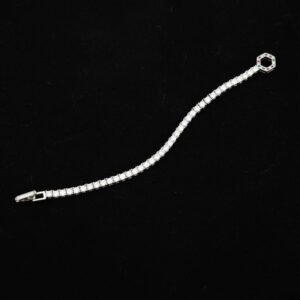silver bracelet for women 925 sterling silver tennis bracelet luxury design