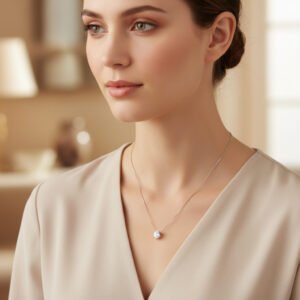 silver pendant set with earrings for women 925 sterling silver jewellery set