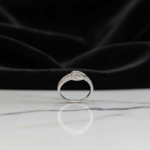 925 sterling silver heart design ring for women lightweight elegant jewellery