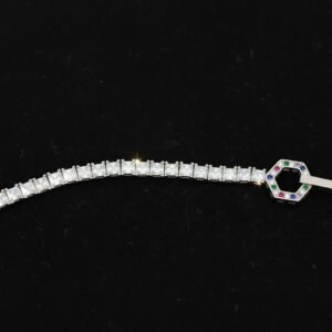 silver bracelet for women 925 sterling silver tennis bracelet luxury design