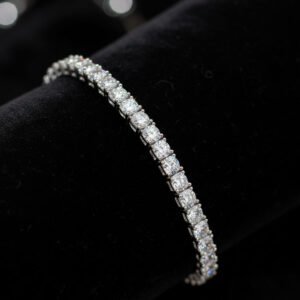 silver bracelet for women 925 sterling silver tennis bracelet luxury sparkle